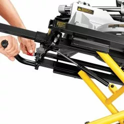 DeWALT DWX726 Portable Rolling Miter Saw Stand W/ In/Out Feeds Power Tools