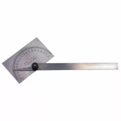 EMPIRE 27912 6-Inch 0/180-Degree Heavy Duty Measuring Stainless Steel Protractor