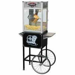 FunTime FT1665PP Palace Popper 16 OZ Commercial Bar Popcorn Popper Machine Cart Home Goods