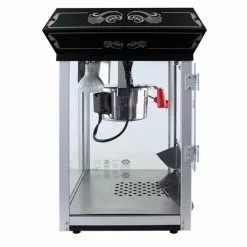 FunTime FT421CB 4oz Black Bar Table Top Popcorn Popper Maker Machine