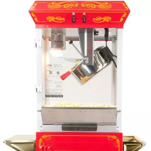 FunTime FT454CR 4oz Red Popcorn Popper Machine Maker Cart Vintage Style Home Goods 12 FunTime FT454CR 4oz Red Popcorn Popper Machine Maker Cart Vintage Style Home Goods