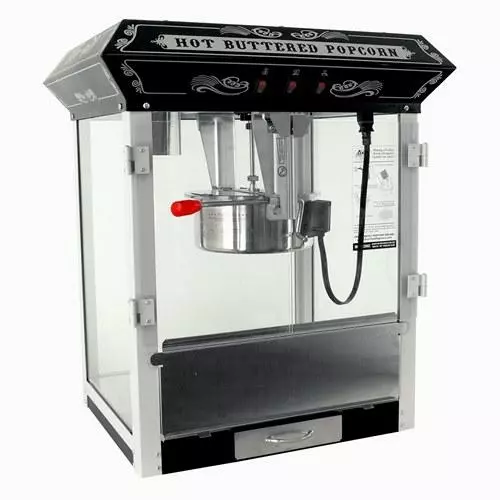 FunTime FT825CB 8oz Black Bar Table Top Popcorn Popper Maker Machine 9 FunTime FT825CB 8oz Black Bar Table Top Popcorn Popper Maker Machine