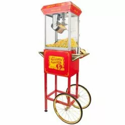 FunTime FT454CR 4oz Red Popcorn Popper Machine Maker Cart Vintage Style Home Goods 31 FunTime FT454CR 4oz Red Popcorn Popper Machine Maker Cart Vintage Style Home Goods