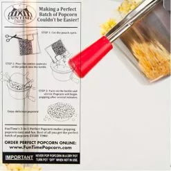 FunTime FT454CR 4oz Red Popcorn Popper Machine Maker Cart Vintage Style Home Goods 38 FunTime FT454CR 4oz Red Popcorn Popper Machine Maker Cart Vintage Style Home Goods