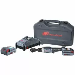 Ingersoll-Rand IR3130-K2 20V 3/8'' Li-Ion Drive Ratchet Driver Kit W/2 Batteries
