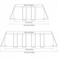 Pools Intex 26355EH 18 Foot X 9 Foot X 52 Inch Ultra XTR Metal Frame Pool W/ Pump