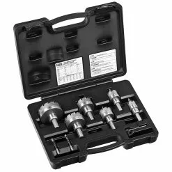 Klein 31873 Master Electricians Split Point Pilot Drill Bit Hole Cutter Kit -8pc Tools & Equipment