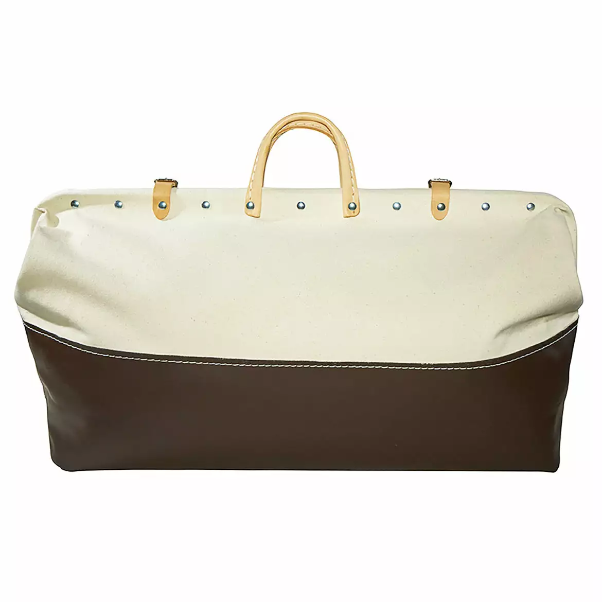 Tools & Equipment Klein 510524 24-Inch Steel Frame Riveted Leather Canvas Tool Bag 4 Tools & Equipment Klein 510524 24-Inch Steel Frame Riveted Leather Canvas Tool Bag