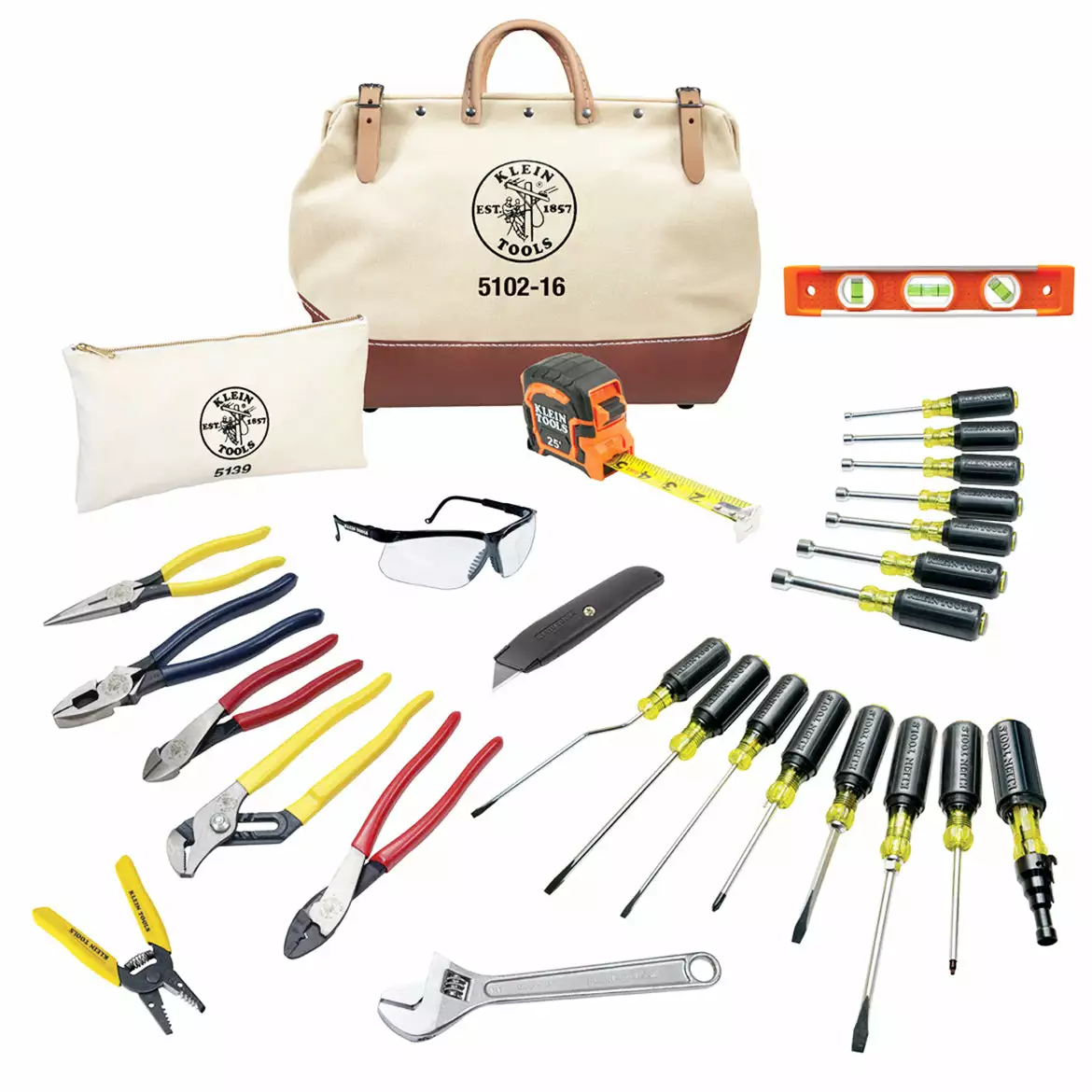 Klein 80028 Complete Electrician Tool Set - 28 Pc Tools & Equipment 3 Klein 80028 Complete Electrician Tool Set - 28 Pc Tools & Equipment