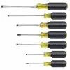 Klein 85076 Durable Chrome Cushion-Grip Screwdriver Set - 7pc