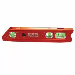 Tools & Equipment Klein 935RBLT 9-Inch 3-Vials Rare Earth Magnet Lighted Torpedo Billet Level