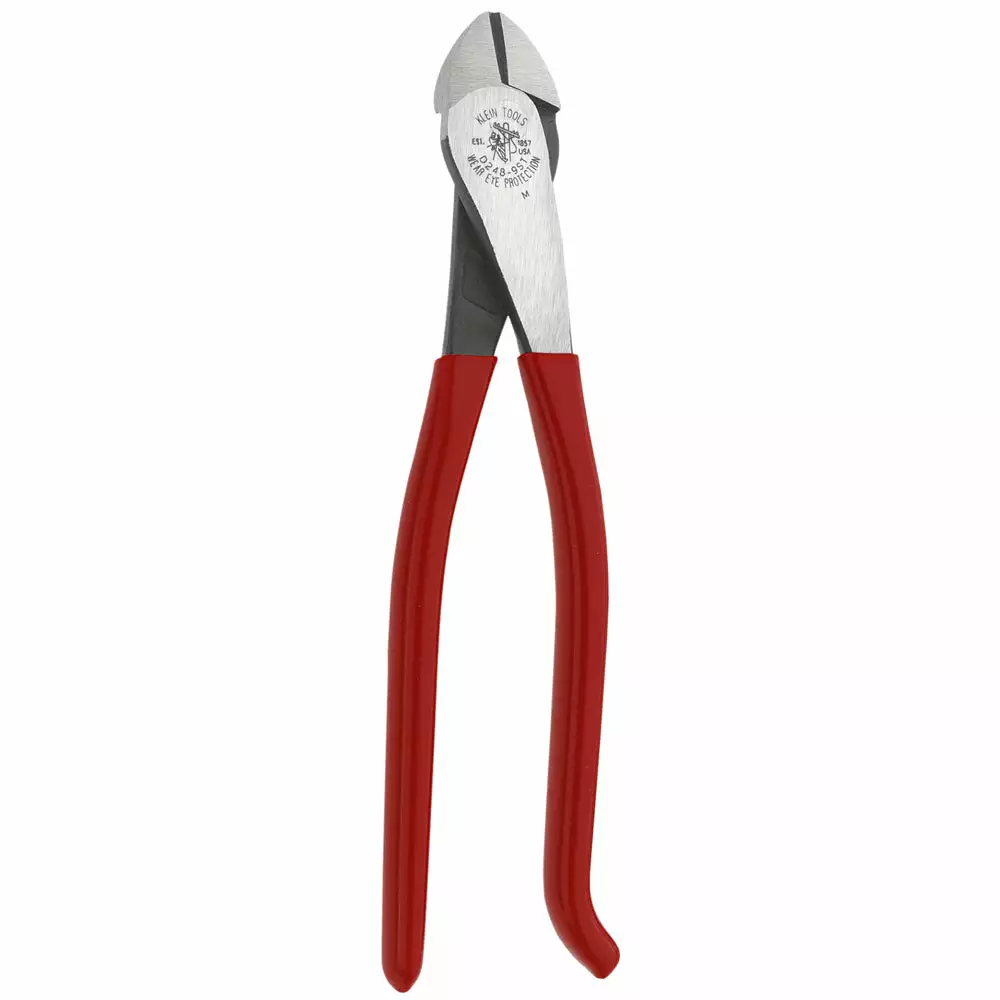 Klein D248-9ST 9-Inch High-Leverage Diagonal-Cutting Angled Rebar Pliers 4 Klein D248-9ST 9-Inch High-Leverage Diagonal-Cutting Angled Rebar Pliers