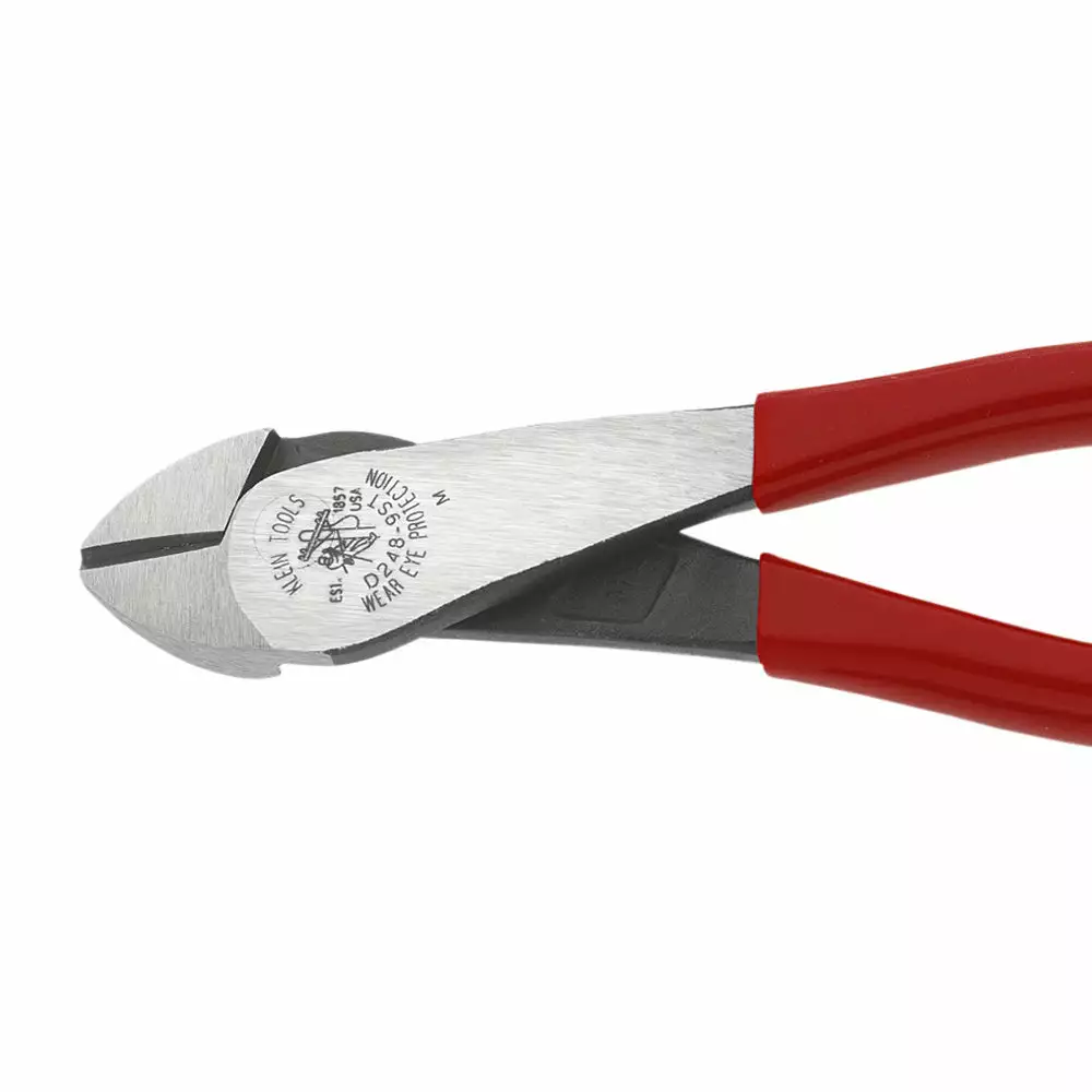 Klein D248-9ST 9-Inch High-Leverage Diagonal-Cutting Angled Rebar Pliers 5 Klein D248-9ST 9-Inch High-Leverage Diagonal-Cutting Angled Rebar Pliers