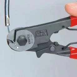 Knipex 95 61 190 7-1/2-Inch 64-HRC Steel Heavy Duty Forged Wire Rope Cutters