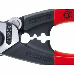 Knipex 95 61 190 7-1/2-Inch 64-HRC Steel Heavy Duty Forged Wire Rope Cutters