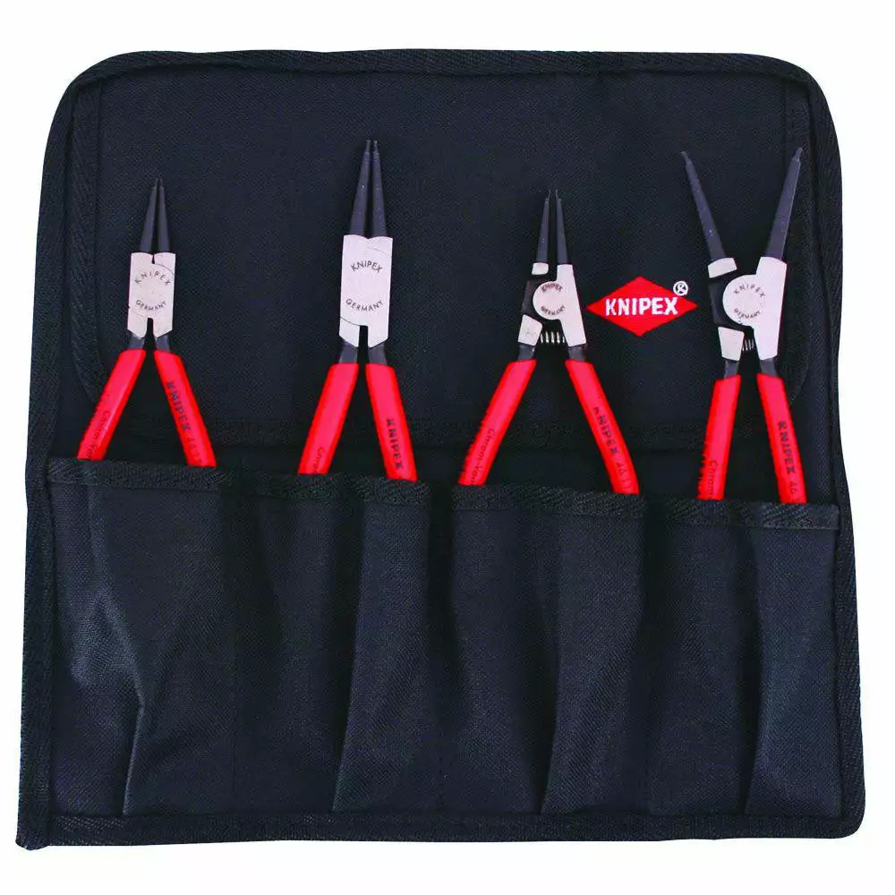 Tools & Equipment Knipex 9K 00 19 53 US Chrome In/External Circlip Snap-Ring Set And Pouch - 4pc 3 Tools & Equipment Knipex 9K 00 19 53 US Chrome In/External Circlip Snap-Ring Set And Pouch - 4pc