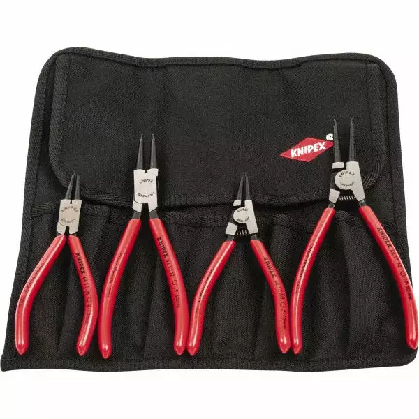 Tools & Equipment Knipex 9K 00 19 53 US Chrome In/External Circlip Snap-Ring Set And Pouch - 4pc 4 Tools & Equipment Knipex 9K 00 19 53 US Chrome In/External Circlip Snap-Ring Set And Pouch - 4pc