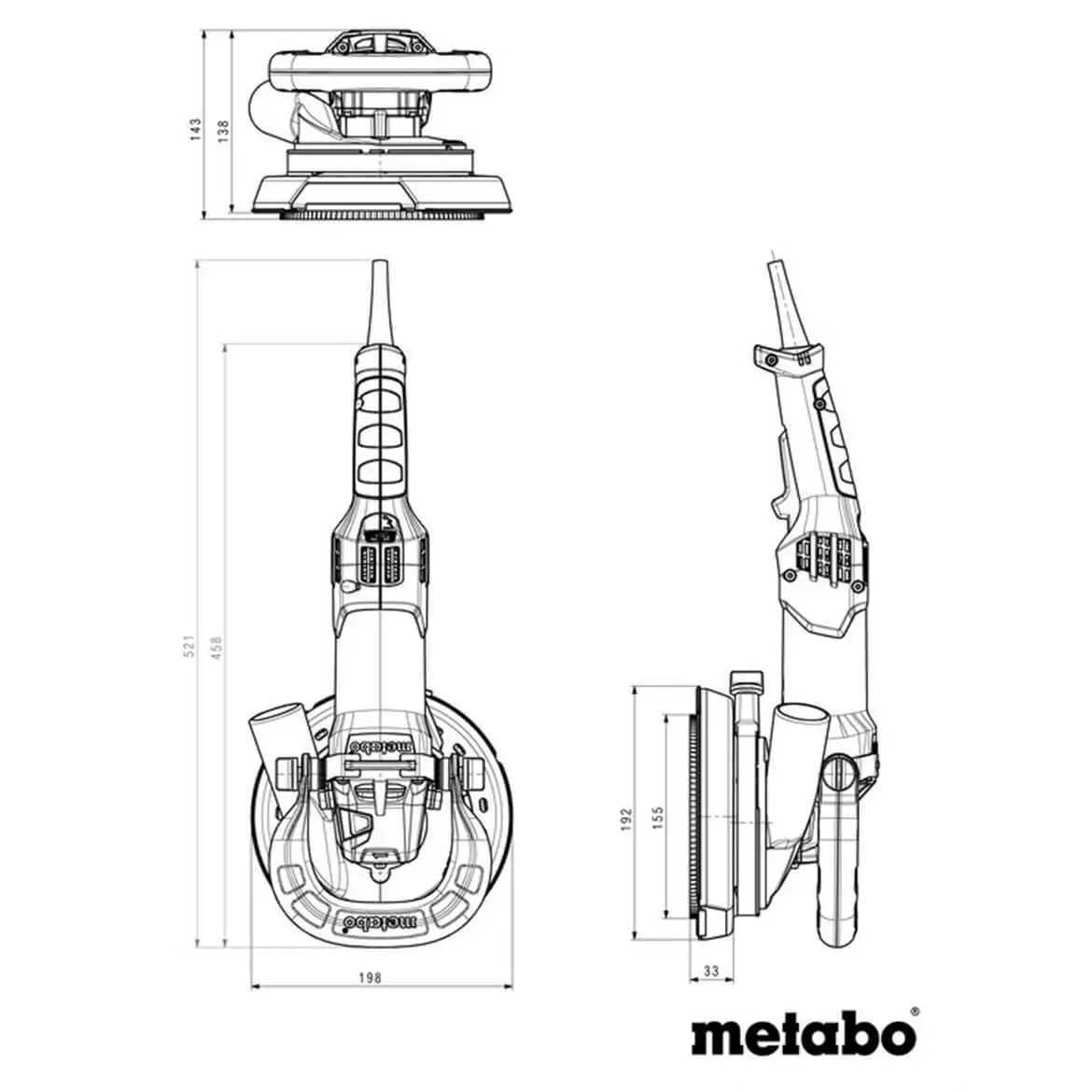 Metabo 19-125 RT 5-Inch Corded Grinding Renovation Milling Machine - 603826760 Tools & Equipment 5 Metabo 19-125 RT 5-Inch Corded Grinding Renovation Milling Machine - 603826760 Tools & Equipment
