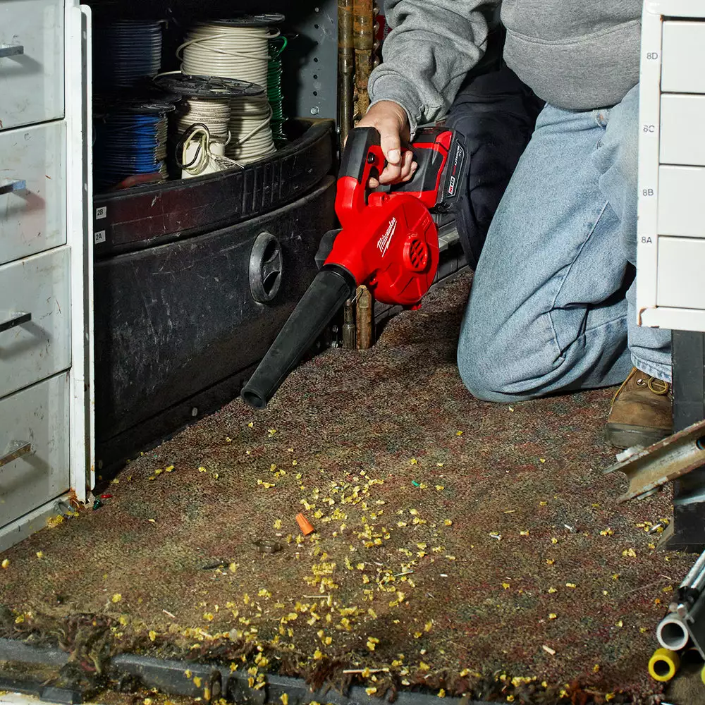 Lawn & Outdoor Power Milwaukee 0884-20 M18 18V Compact Blower W/ Extension Nozzle - Bare Tool 9 Lawn & Outdoor Power Milwaukee 0884-20 M18 18V Compact Blower W/ Extension Nozzle - Bare Tool