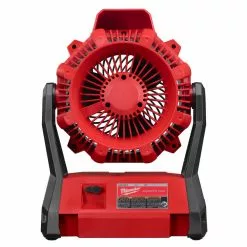 Tools & Equipment Milwaukee 0886-20 M18 18V 2,350-Rpm Adjustable Jobsite Fan W/Adapter - Bare Tool