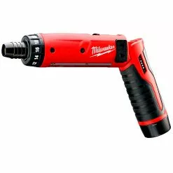 Milwaukee 2101-22 M4 4V 1/4-Inch Hex Screwdriver W/ Batteries Tools & Equipment