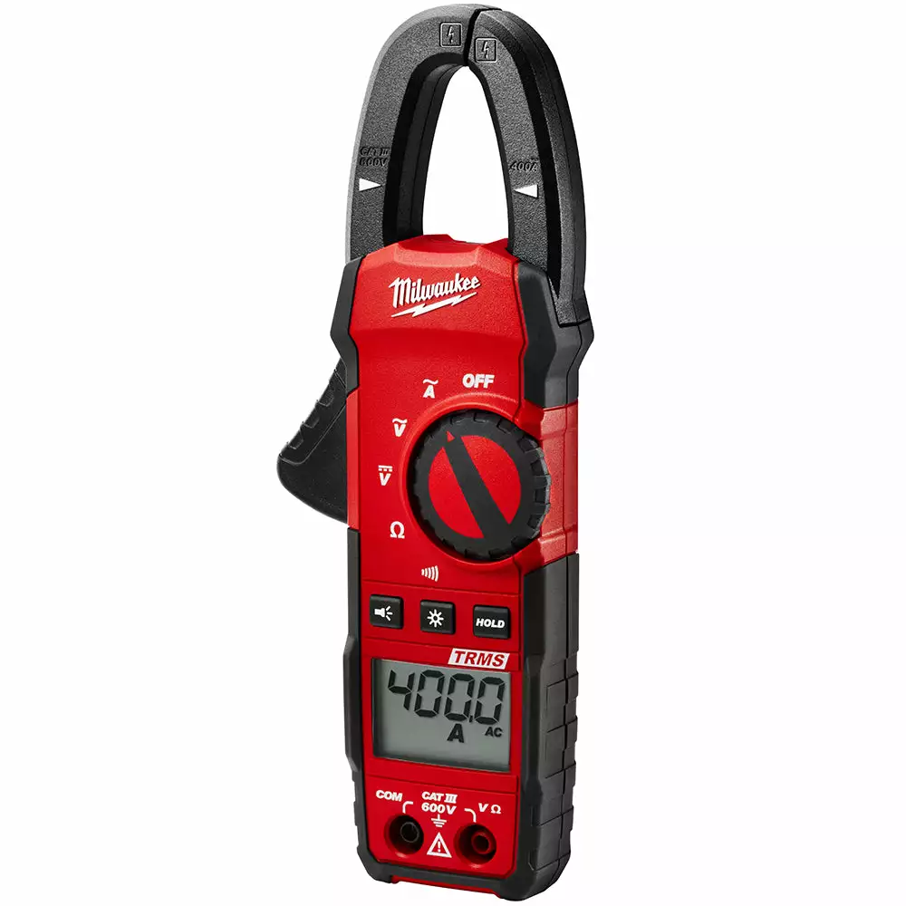 Milwaukee 2235-20 400-Amp 600Vs General Purpose Thin Jaw Clamp Meter Tools & Equipment 3 Milwaukee 2235-20 400-Amp 600Vs General Purpose Thin Jaw Clamp Meter Tools & Equipment