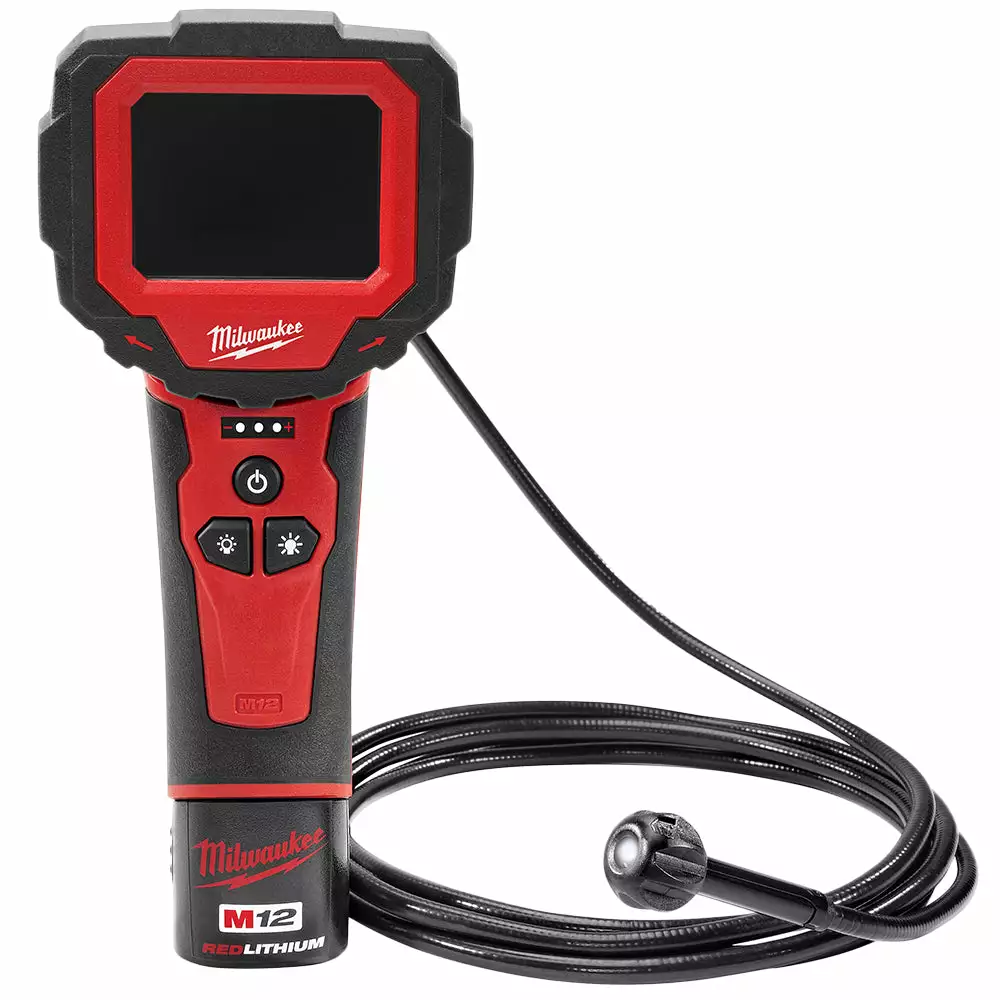 Milwaukee 2314-21 M12 12V 9mm Camera Lense Digital Inspection Camera Kit 4 Milwaukee 2314-21 M12 12V 9mm Camera Lense Digital Inspection Camera Kit