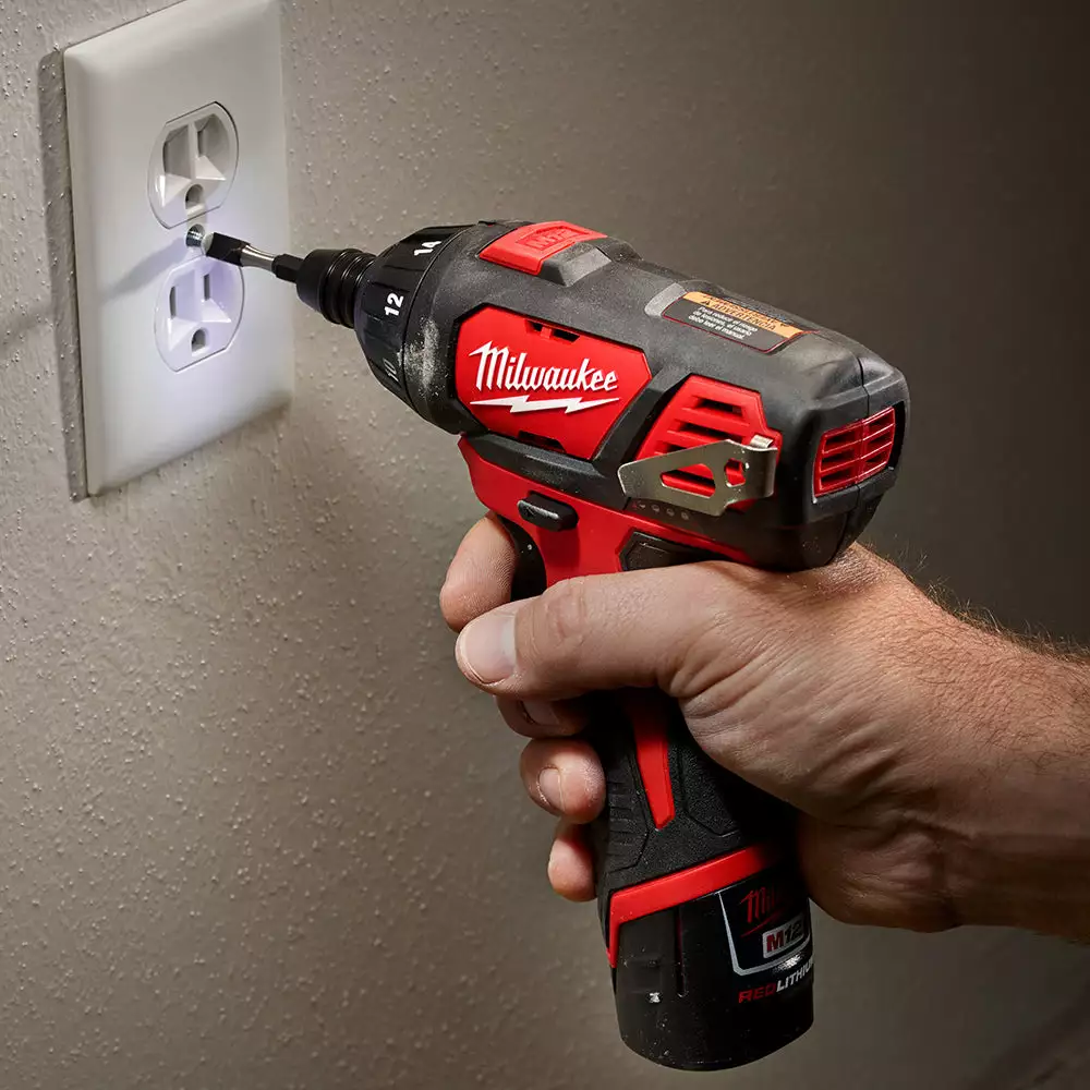 Milwaukee 2401-22 M12 12V 1/4-Inch Hex Screwdriver Kit Tools & Equipment 10 Milwaukee 2401-22 M12 12V 1/4-Inch Hex Screwdriver Kit Tools & Equipment