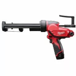 Milwaukee 2441-21 M12 12V 10-Ounce Caulk And Adhesive Gun Kit Tools & Equipment