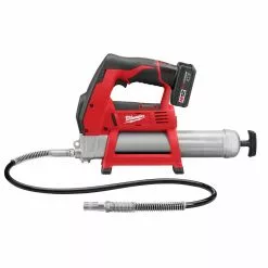 Tools & Equipment Milwaukee 2446-21XC M12 12V 14-Inch Lithium-Ion Grease Gun Kit