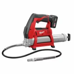 Tools & Equipment Milwaukee 2446-21XC M12 12V 14-Inch Lithium-Ion Grease Gun Kit