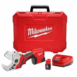 Tools & Equipment Milwaukee 2470-21 M12 12V Plastic Pipe Shear Kit