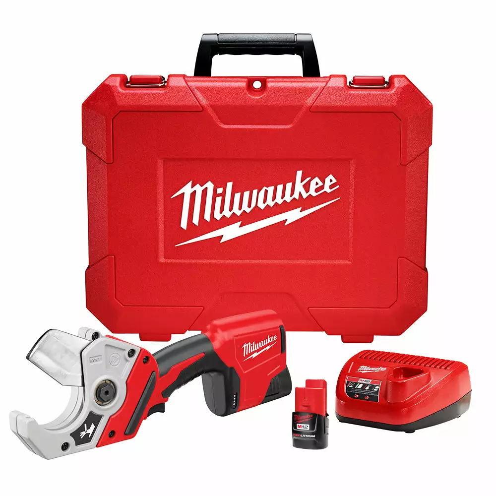 Tools & Equipment Milwaukee 2470-21 M12 12V Plastic Pipe Shear Kit 3 Tools & Equipment Milwaukee 2470-21 M12 12V Plastic Pipe Shear Kit