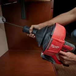 Milwaukee 2571-21 M12 12V 25-Foot Cable Hybrid Cordless Drain Snake Kit Tools & Equipment 17 Milwaukee 2571-21 M12 12V 25-Foot Cable Hybrid Cordless Drain Snake Kit Tools & Equipment