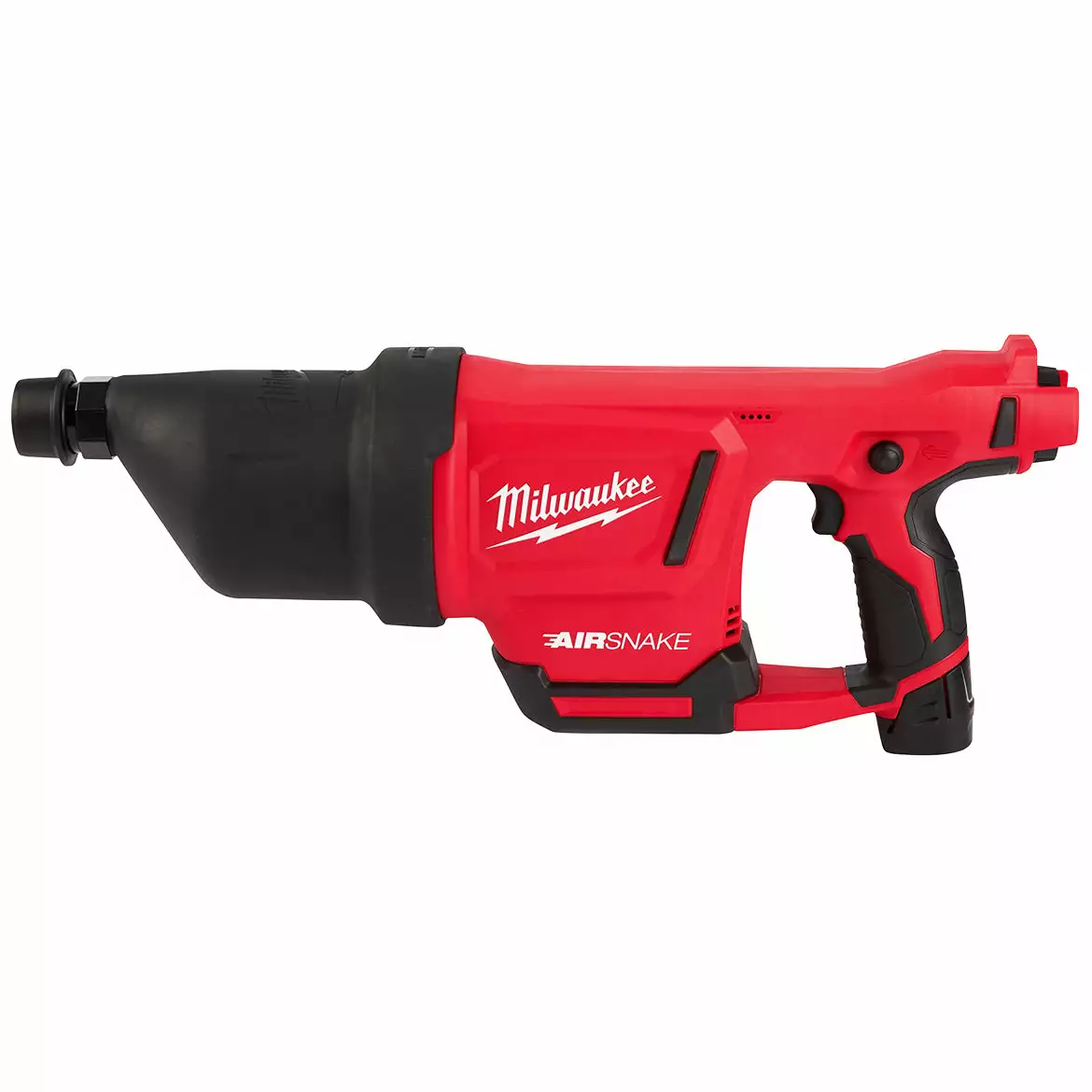 Milwaukee 2572B-21 M12 12V Airsnake Drain Cleaning Air Gun Kit W/ Attachments 4 Milwaukee 2572B-21 M12 12V Airsnake Drain Cleaning Air Gun Kit W/ Attachments