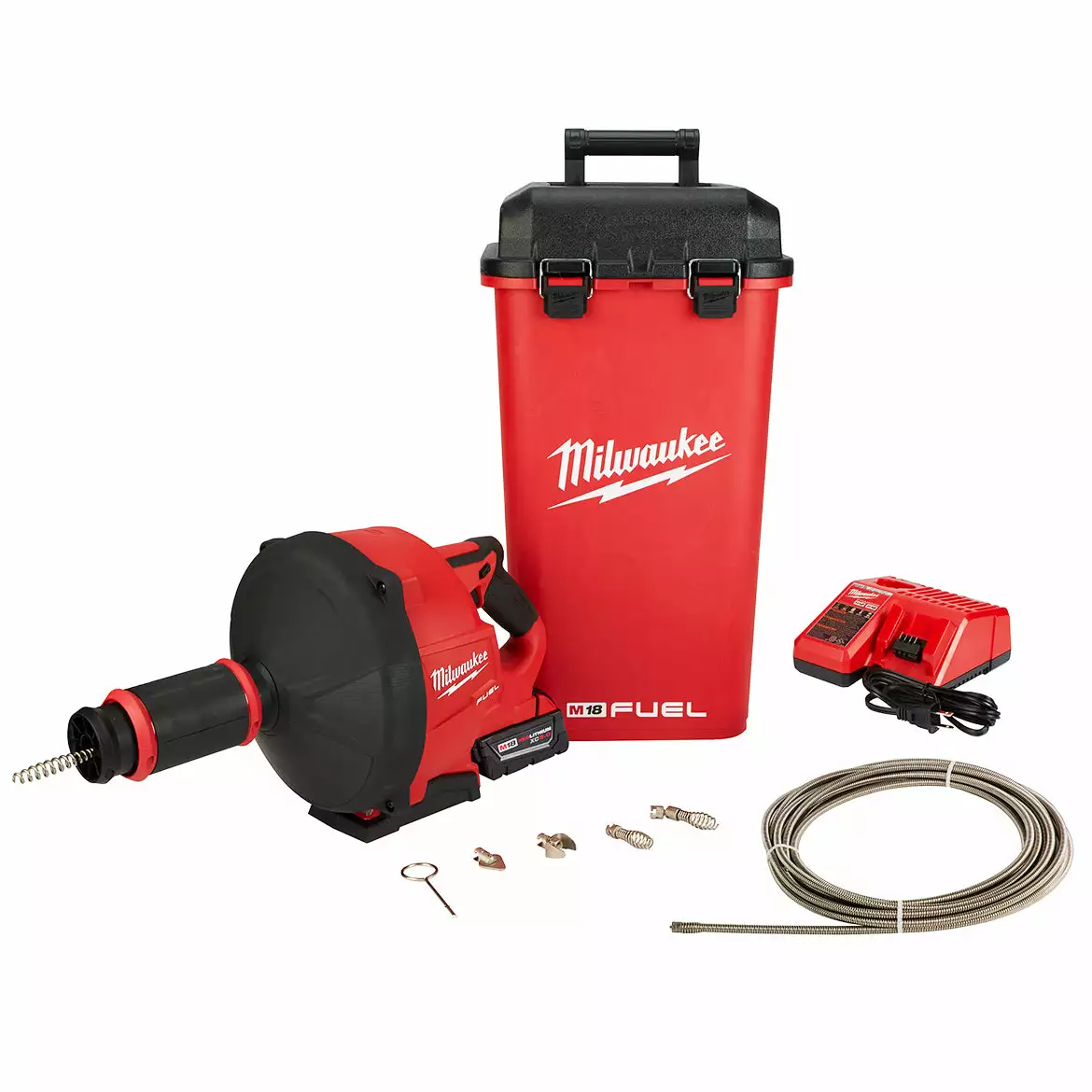 Tools & Equipment Milwaukee 2772B-21XC M18 FUEL 18V Multi-Cable Cordless Drain Snake Kit 3 Tools & Equipment Milwaukee 2772B-21XC M18 FUEL 18V Multi-Cable Cordless Drain Snake Kit