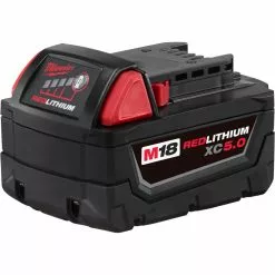 Milwaukee 48-11-1850 M18 18V 5.0Ah REDLITHIUM XC Extended Capacity Battery Tools & Equipment