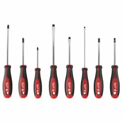 Milwaukee 48-22-2708 Hex Wrench Ready Magnetic Tips Screwdriver Set W/ ECX - 8pc Tools & Equipment