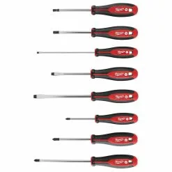 Milwaukee 48-22-2708 Hex Wrench Ready Magnetic Tips Screwdriver Set W/ ECX - 8pc Tools & Equipment