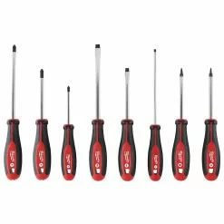 Milwaukee 48-22-2718 Hex Wrench Ready Magnetic Tips Screwdriver Set W/ SQ - 8pc Tools & Equipment