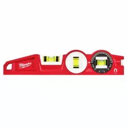 Milwaukee 48-22-5210 10-Inch Die Cast Torpedo Level With 360 Degree Locking Vial