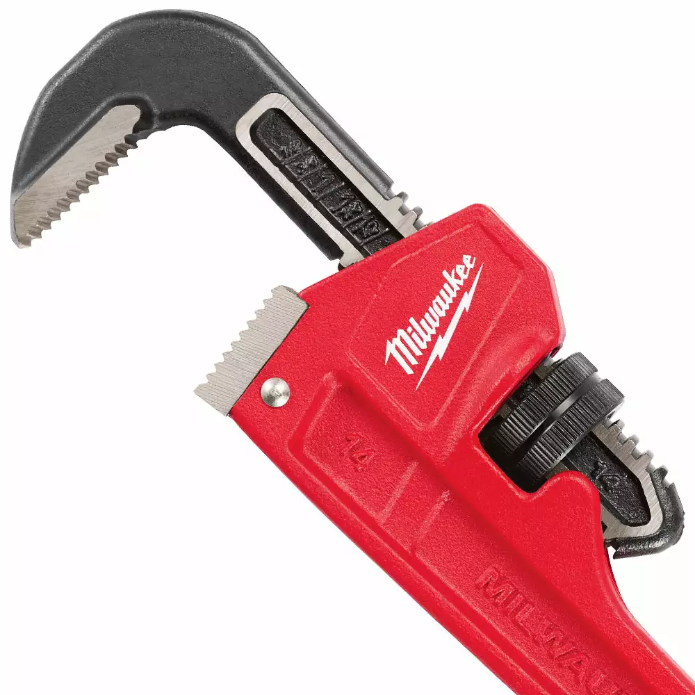 Tools & Equipment Milwaukee 48-22-7114 14-Inch Durable Steel Ergonomic Overbite Pipe Wrench 4 Tools & Equipment Milwaukee 48-22-7114 14-Inch Durable Steel Ergonomic Overbite Pipe Wrench
