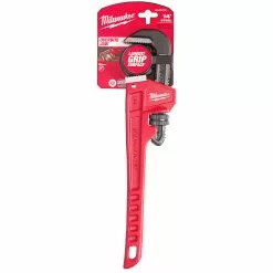 Tools & Equipment Milwaukee 48-22-7114 14-Inch Durable Steel Ergonomic Overbite Pipe Wrench 10 Tools & Equipment Milwaukee 48-22-7114 14-Inch Durable Steel Ergonomic Overbite Pipe Wrench