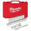 Tools & Equipment Milwaukee 48-22-9408 3/8-Inch Drive Durable SAE Ratchet And Socket Set- 28pc