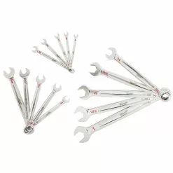 Milwaukee 48-22-9415 15-Piece Standard Open-End Combination Wrench Set Tools & Equipment