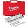 Tools & Equipment Milwaukee 48-22-9508 3/8-Inch Drive Durable Metric Ratchet And Socket Set - 32pc