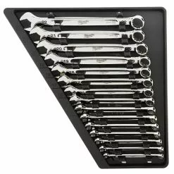 Milwaukee 48-22-9515 15-Piece Metric Open-End Combination Wrench Set Tools & Equipment