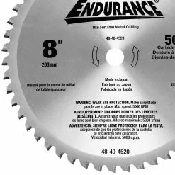 Milwaukee 48-40-4520 8-Inch 50-Tpi Durable Metal Cutting Circular Saw Blade