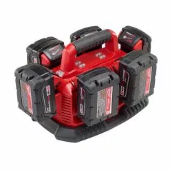 Tools & Equipment Milwaukee 48-59-1806 M18 18 Volt Six Pack Sequential Compact Size Rapid Charger
