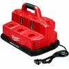 Milwaukee 48-59-1807 M12/M18 12/18V 6-Port Rapid Charge Station Tools & Equipment